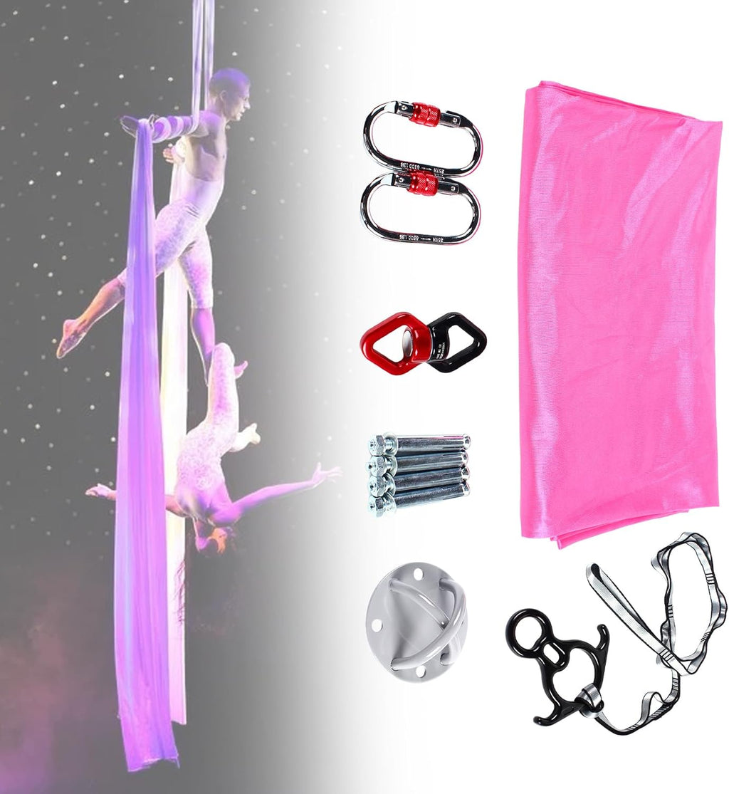 Aerial Yoga Hammock with Full Rigging Hardware F55396