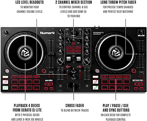 2 Deck DJ Controller with Built-in Audio Interface G6912