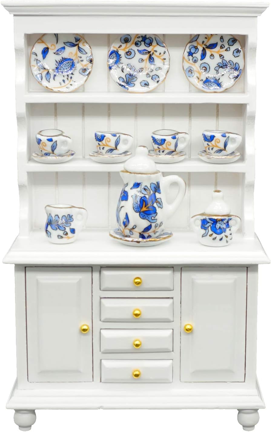 Miniature Dollhouse Furniture Kitchen Set - 1 12 Scale Dollhouse Accessories Z896275