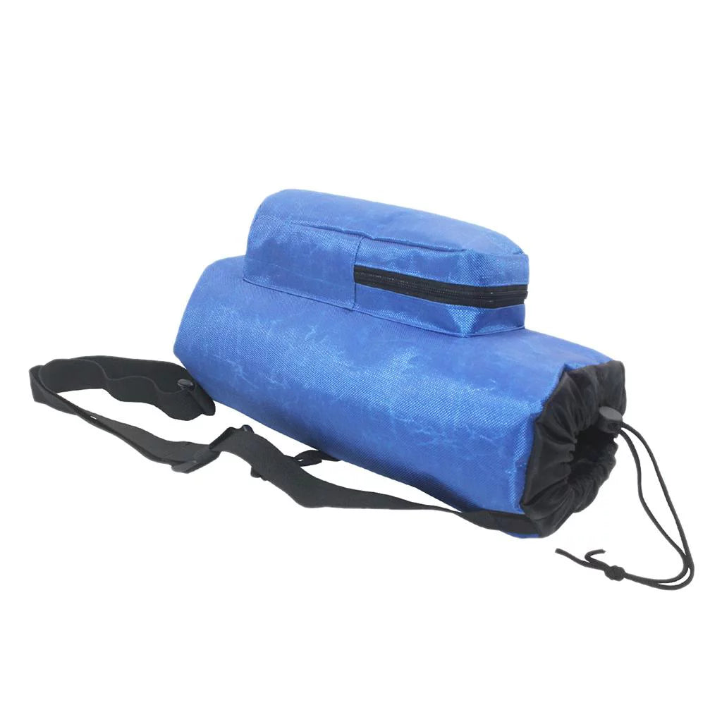 Oxygen Cylinder Tank Holder Backpack Sleeve Bag With Adjustable Shoulder Strap And Side Pockets W12290
