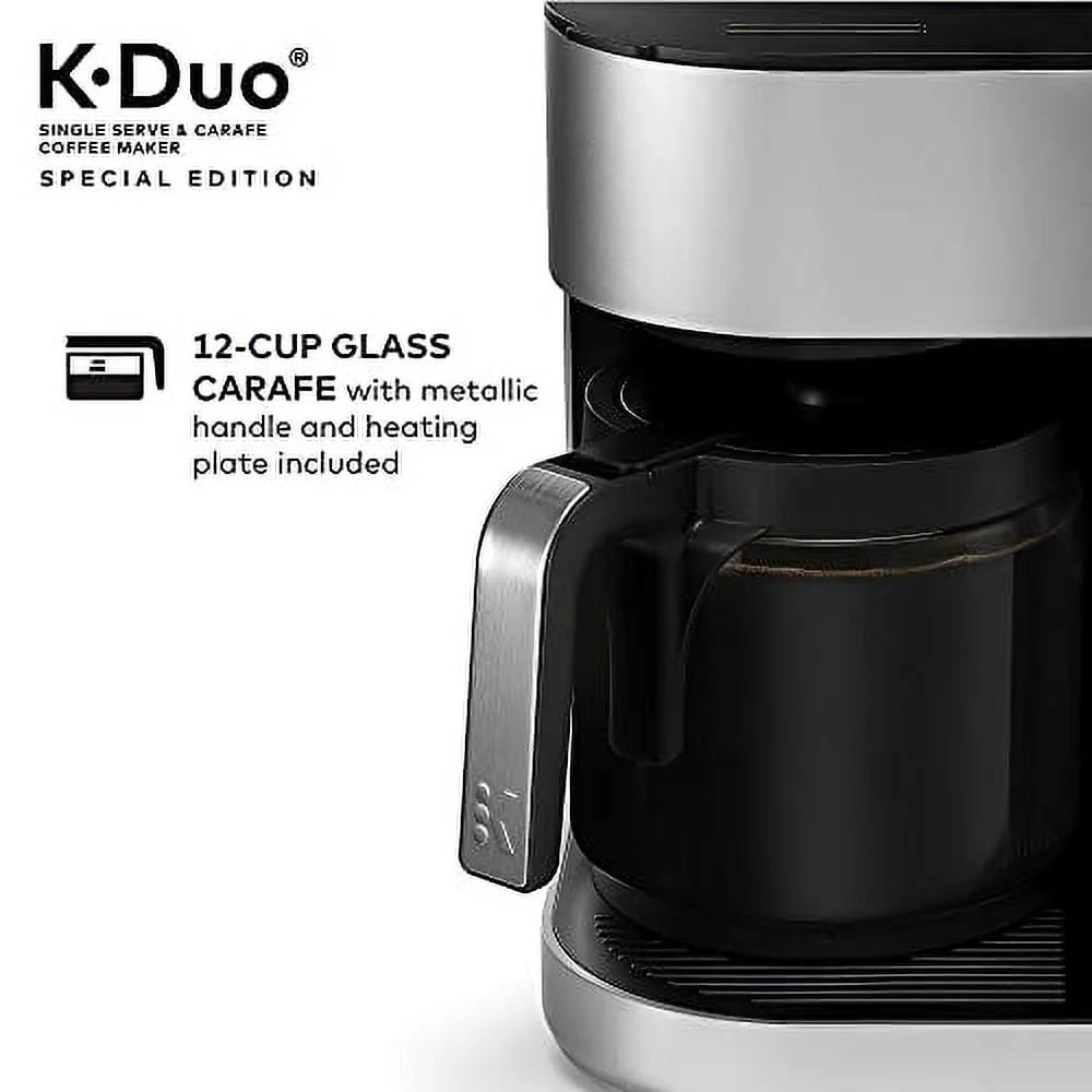 Silver Single Serve & Carafe Coffee Maker G114