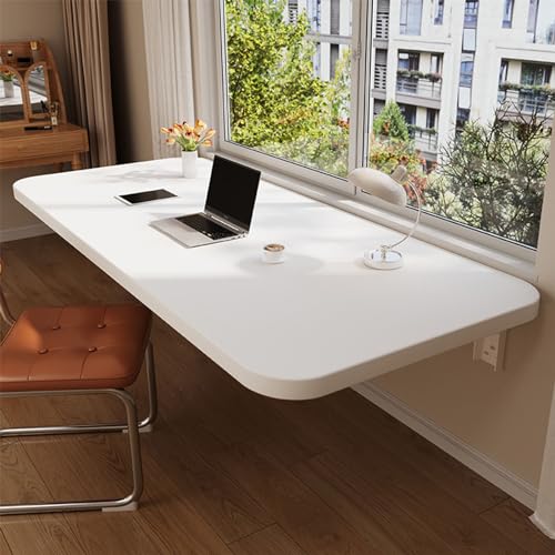 White 30 * 60cm Folding Wall-Mounted Drop-Leaf Table D520355