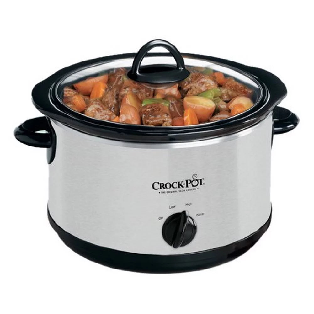 5-Quart Silver Manual Slow Cooker C179