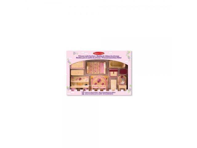 12 Pcs Wooden Dollhouse Furniture F104