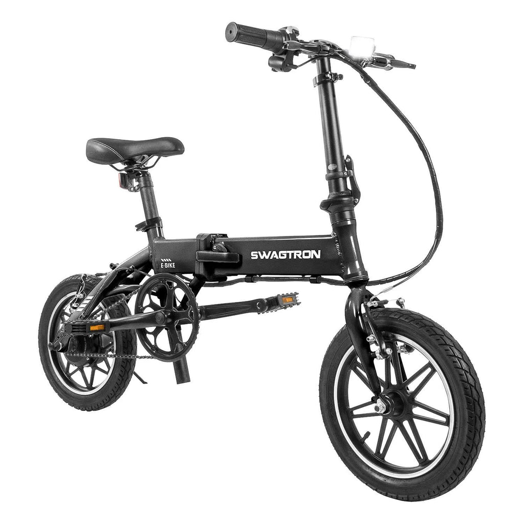 Lightweight Aluminum Folding eBike, White J674652