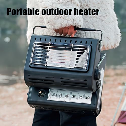 Mini Camp Tent Stove, 3 Heat Settings (Red) Z738