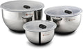 3-Piece Stainless Steel Mixing Bowl Set with Lids H850932