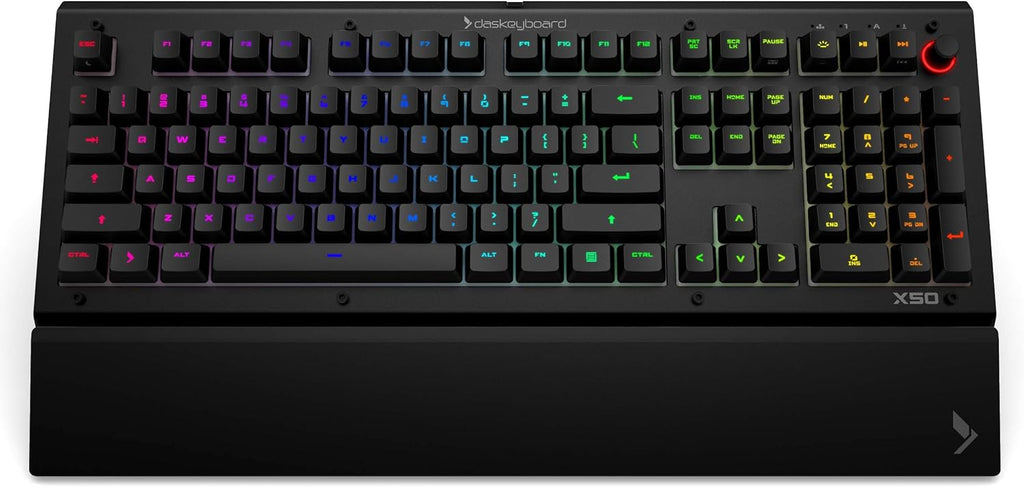 Wired Mechanical Keyboard, Cherry MX Brown Switches, Aluminum Top (104 Keys, Black) K782283