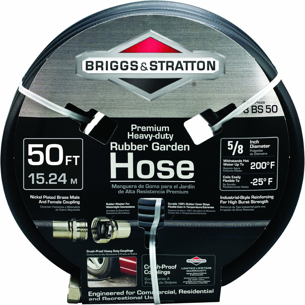 75-Foot Heavy-Duty Rubber Garden Hose Pack of 2 K91584