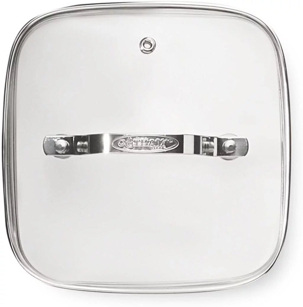 12.5" Square Tempered Glass Frying Pan Lid J211952