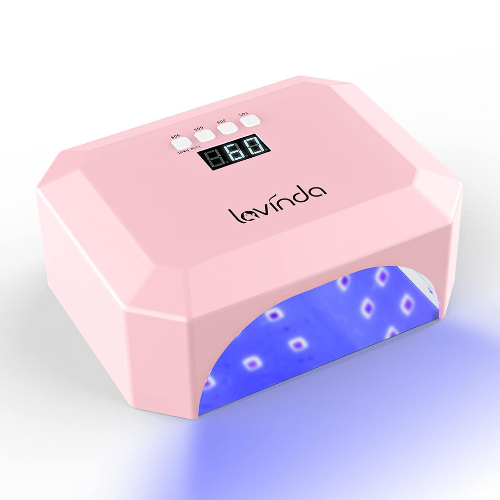 Pink Diamond Cordless UV LED Nail Lamp 56W Nail Dryer J395