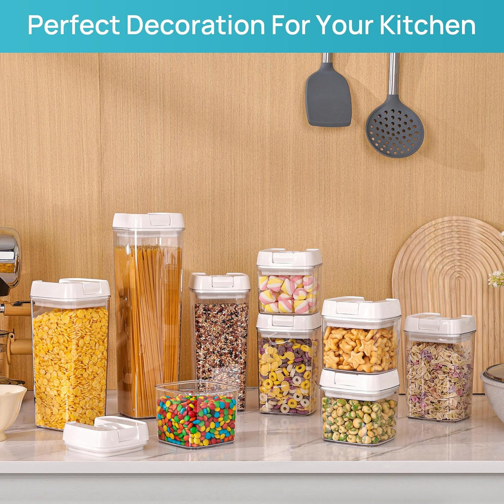 14 PCS Airtight Food Storage Containers Set with Easy Lock Lids T151714
