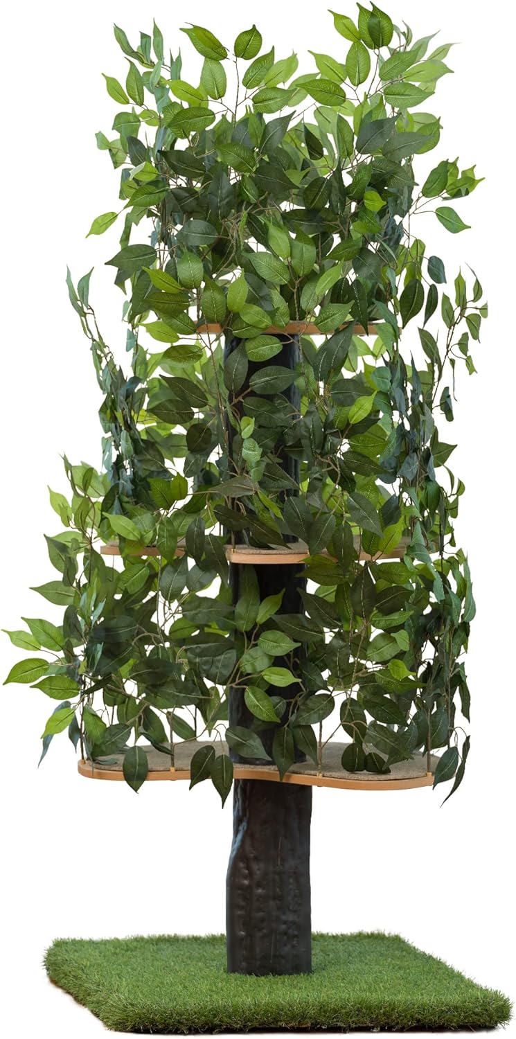 Cat Tree with Leaves C3466