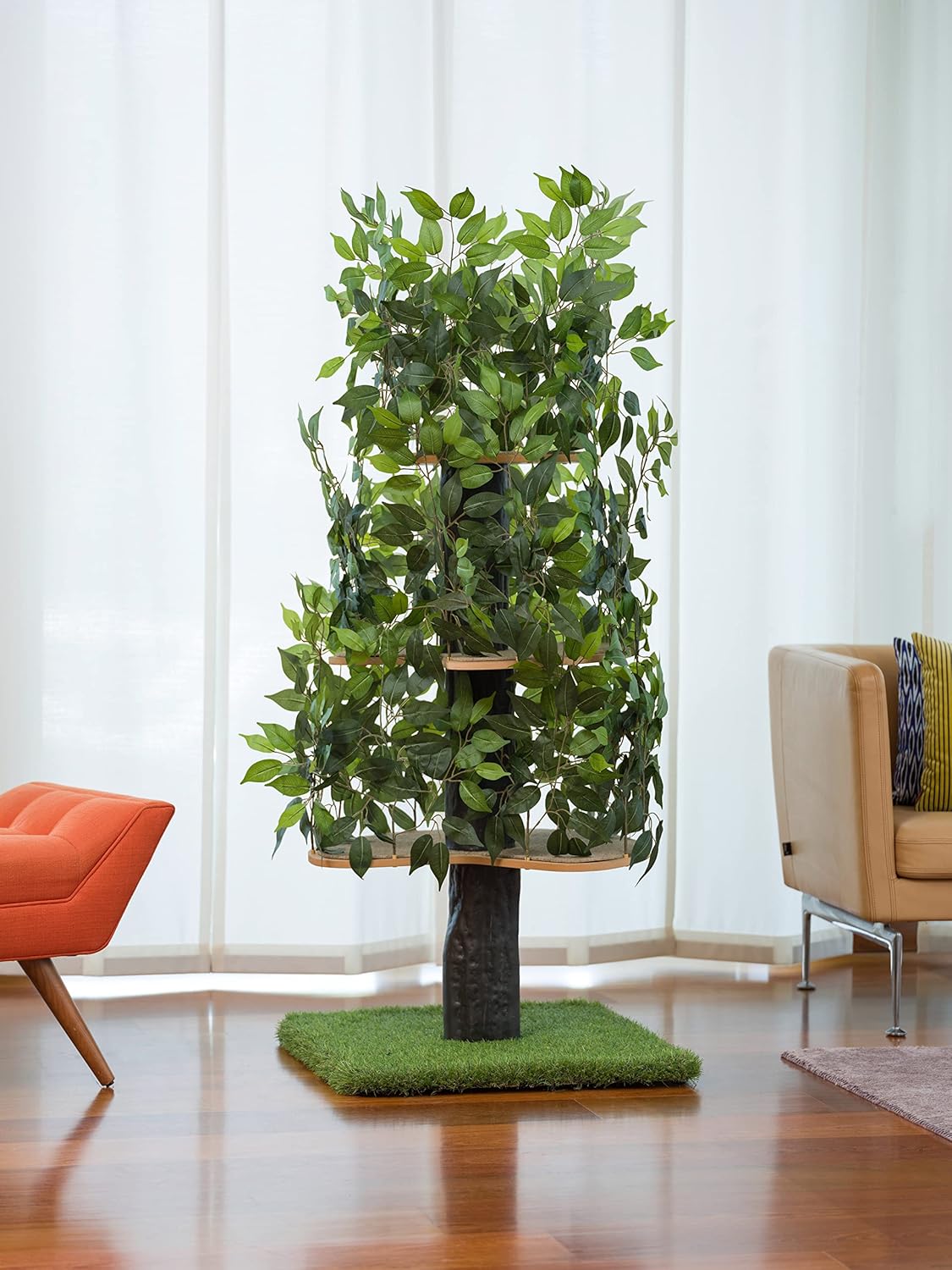 Cat Tree with Leaves C3466