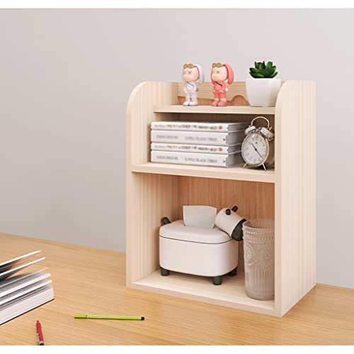 Double-Layer Wood Desktop Storage Rack O74812