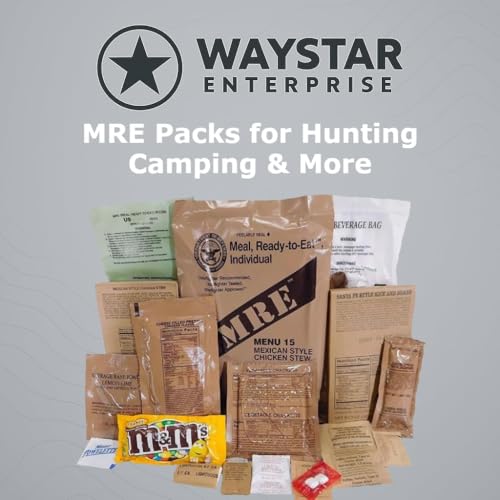MRE Meals Ready to Eat Bundle (2 x 12 Packs) with Flameless Heaters E541526
