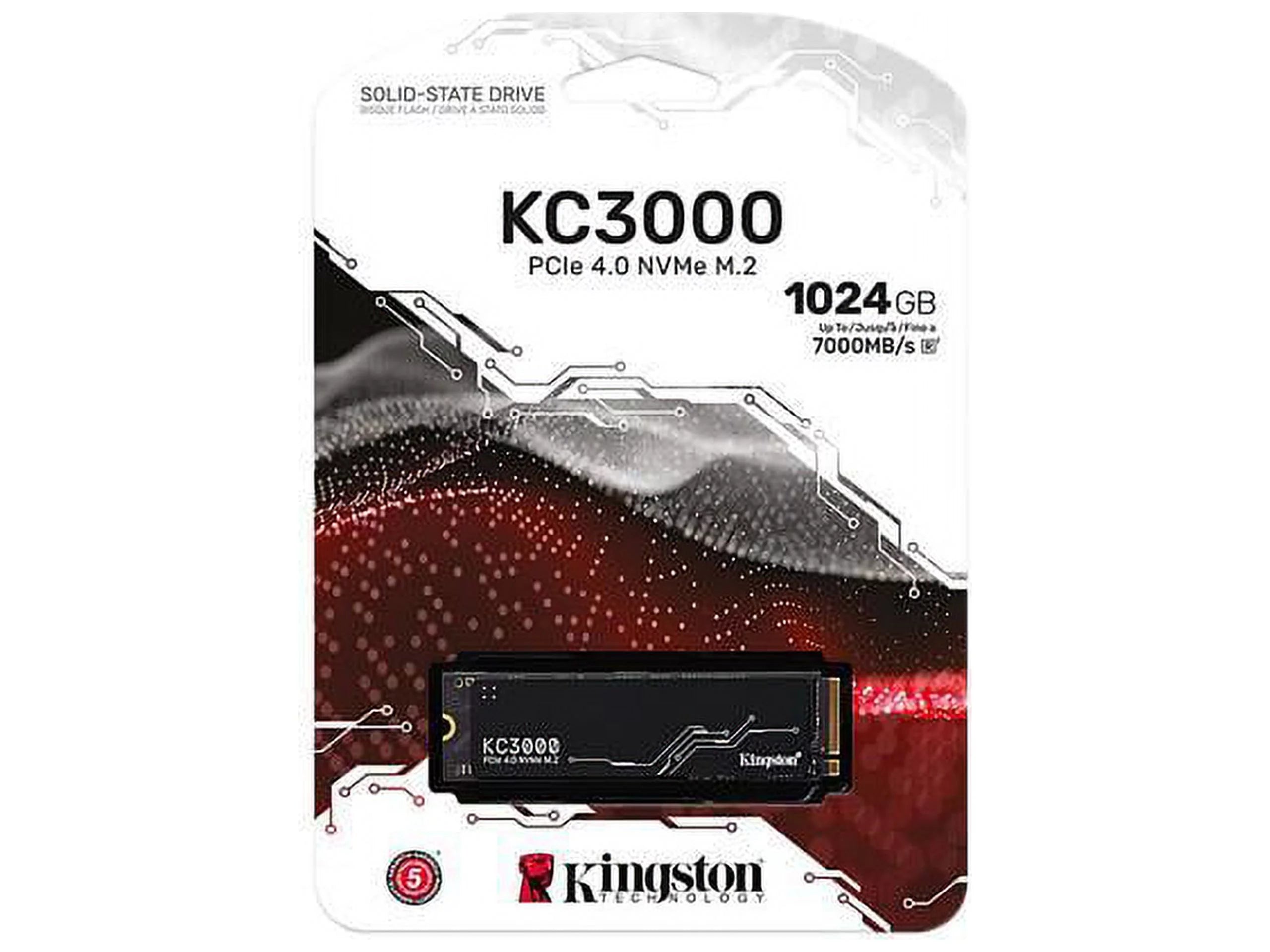 M.2 2280 1024GB PCIe 4.0 x4 NVMe 3D TLC Internal Solid State Drive X974948