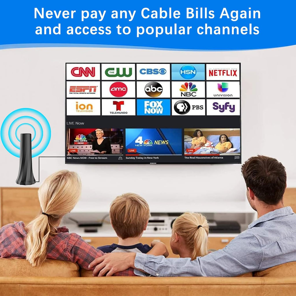 Digital TV Antenna with 25ft Coaxial Cable N92682