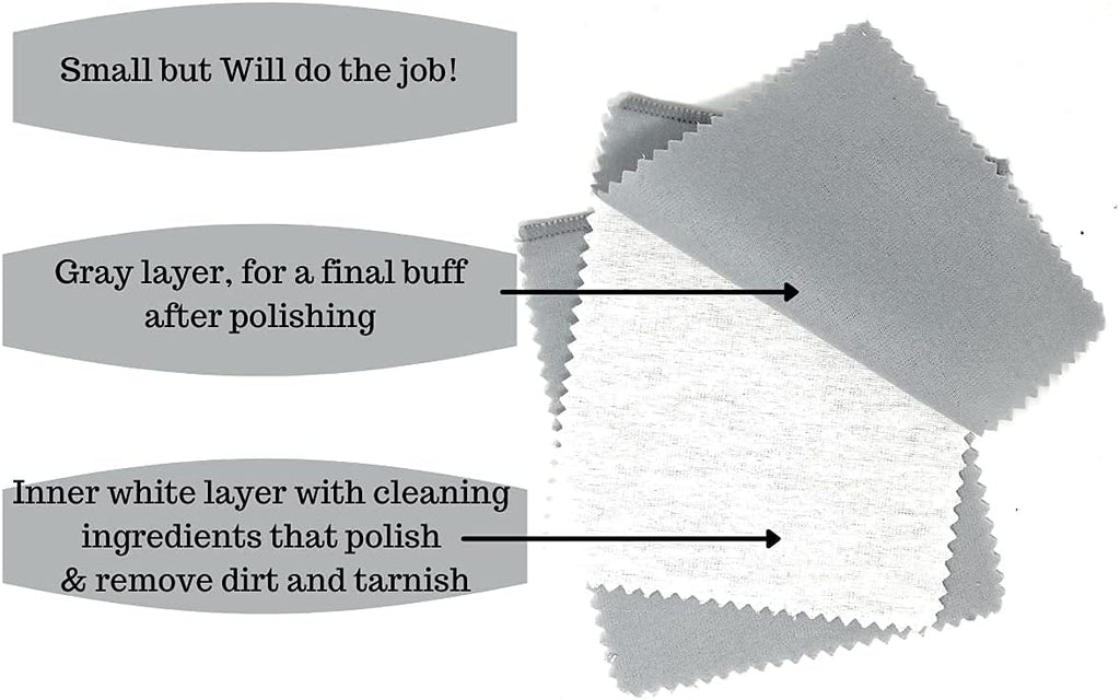 Jewelry Cleaner with Polishing Cloth, Basket and Brush, Pack of 2 F620693