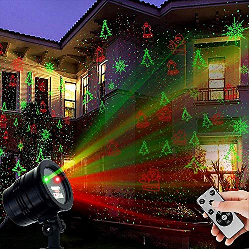 Red and Green LED Star Show Projector Light Q39876