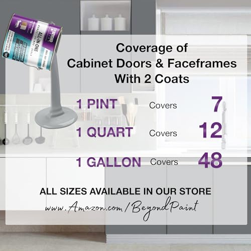 All-in-One Refinishing Paint, 1 Pint, Matte Finish, Pewter O6466