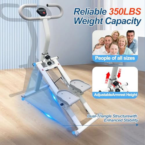 Foldable Vertical Climber with Adjustable Handles H2516