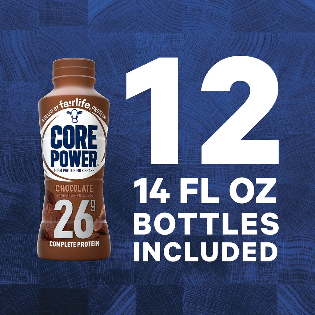 Chocolate Protein Shake, 14 fl oz, 12 Count Y54070