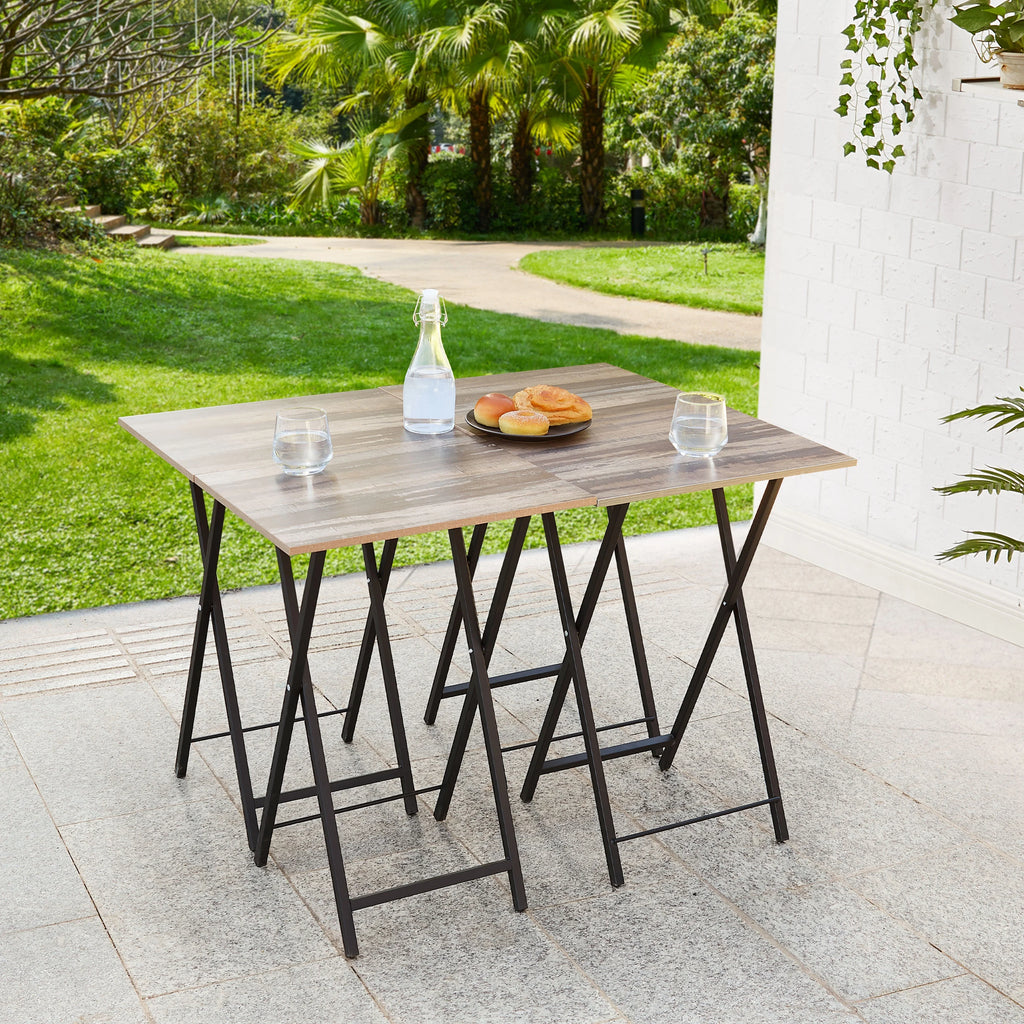 Set of 4 Folding TV Tray Tables C22809