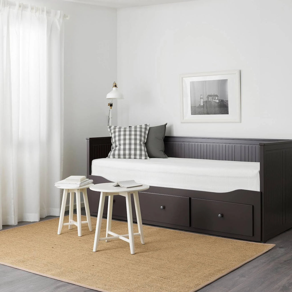 Black-Brown Twin Daybed Frame with 3 Drawers A2432