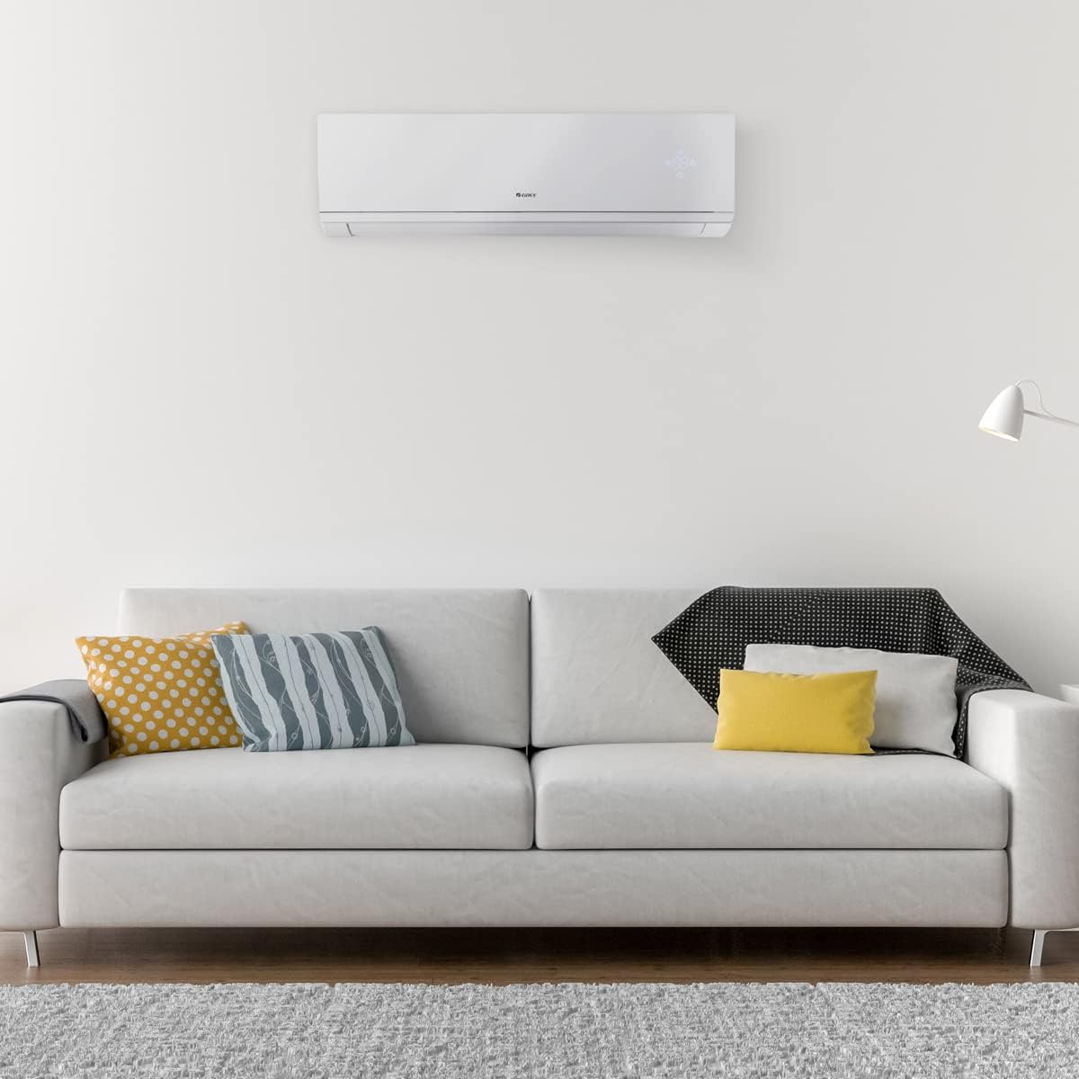 42,000 BTU Dual-Zone Wall Mount Mini Split Air Conditioner Heat Pump 208/230V SEER 21 Y136642