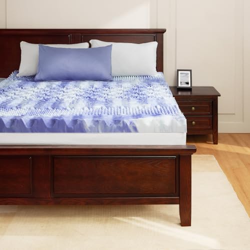 3 Inch Queen Memory Foam Mattress Topper with Cooling Gel Infused Foam M464087