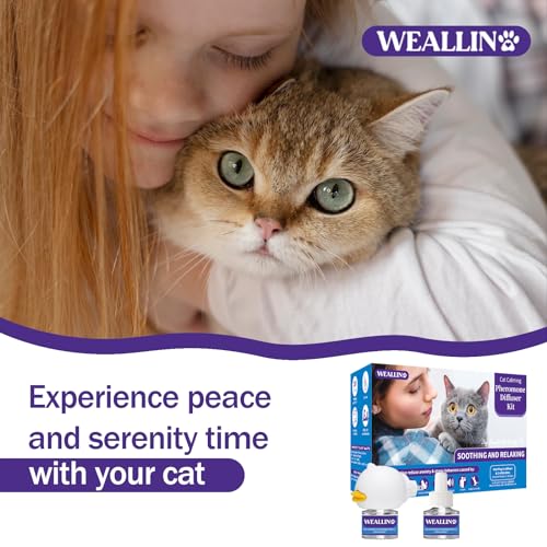 Cat Calming Diffuser Kit with 1 Diffuser + 2 Refill 48ml Vial O852