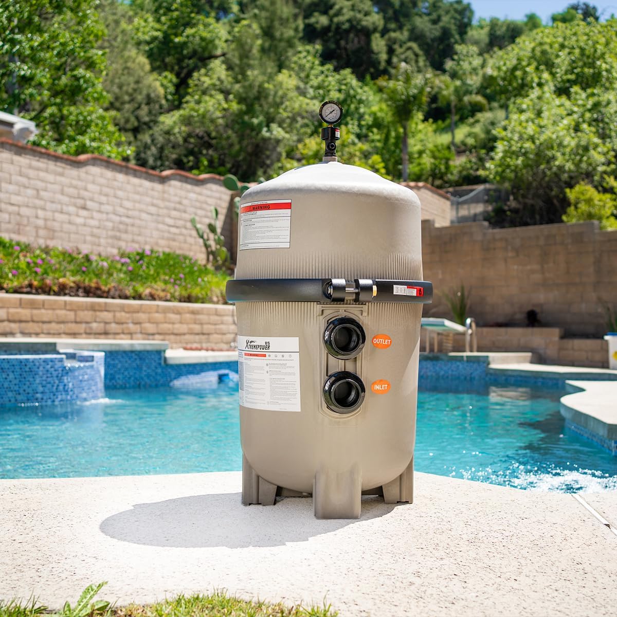 48 Sq. Ft. Diatomaceous Earth Pool Filter Z1740