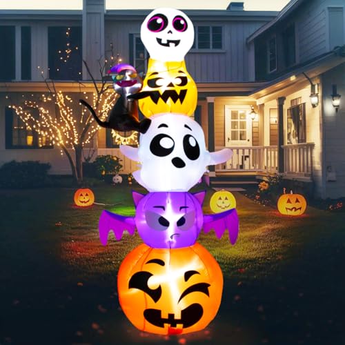 8FT Halloween Inflatable Decorations with Built-in LED Light W6882