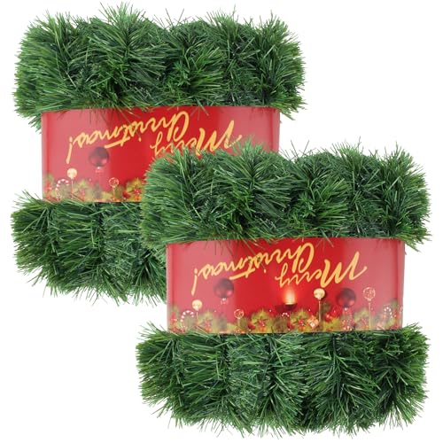 Green Artificial PVC Christmas Garland G507