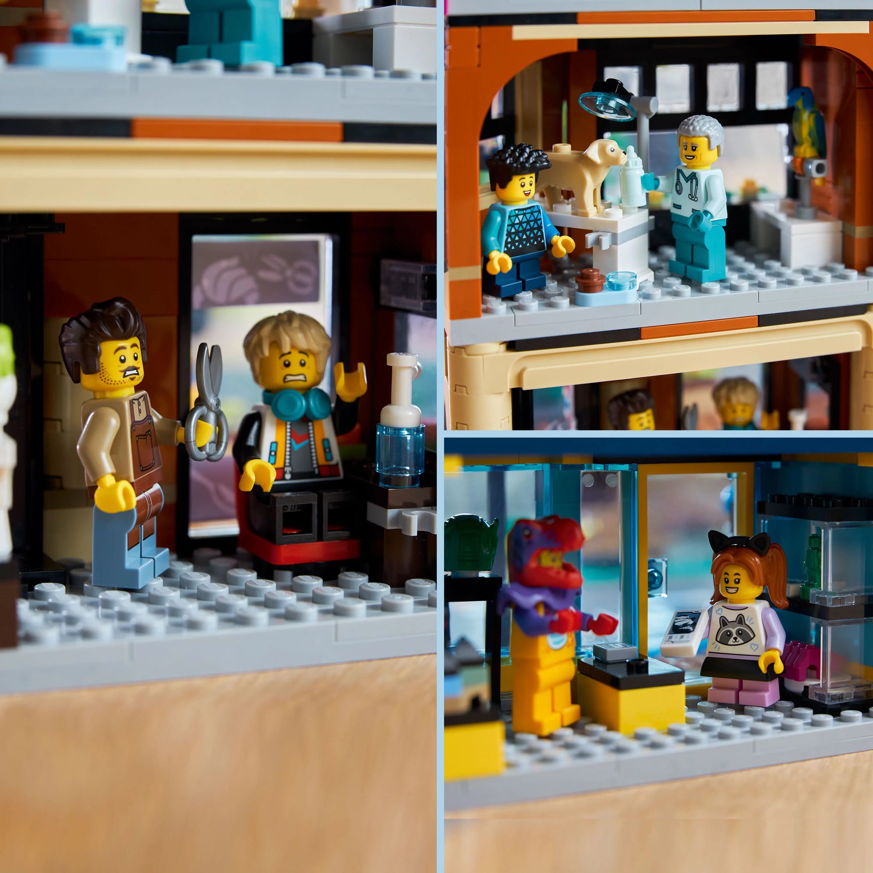 LEGO City Building Toy Set with 14 Minifigure Characters and Dog Figure D9998