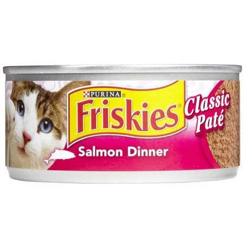 Friskies Pate Wet Salmon Dinner Cat Food E252198
