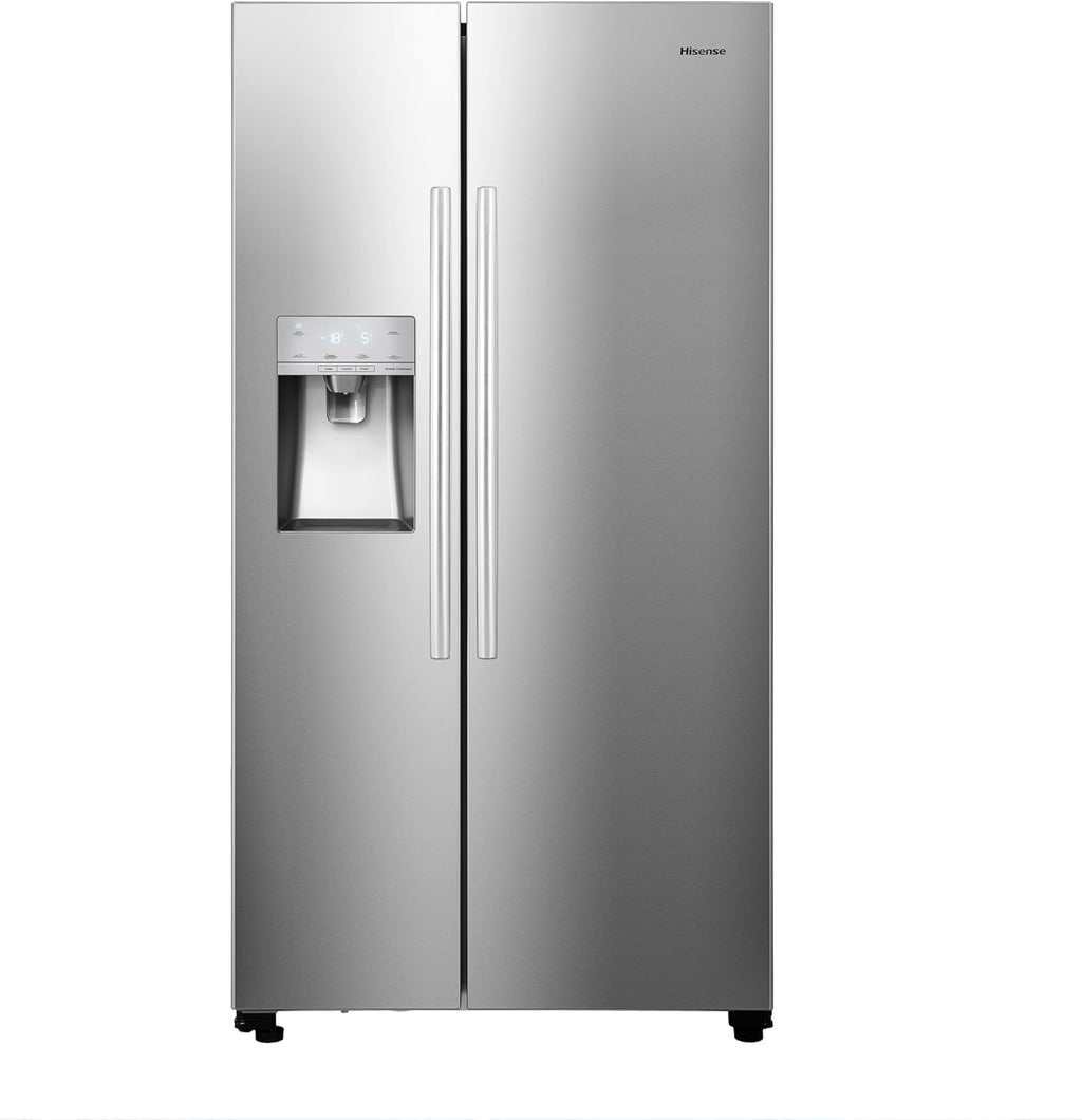 Stainless Steel Freestanding Side-by-Side Fridge Freezer with Water and Ice Dispenser M4168
