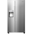 Stainless Steel Freestanding Side-by-Side Fridge Freezer with Water and Ice Dispenser M4168