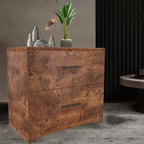 2 Drawer Wood Lateral File Cabinet H4974
