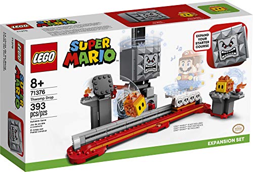 LEGO Super Mario Thwomp Drop Expansion Set 71376 Building Kit (393 Pieces) O1270
