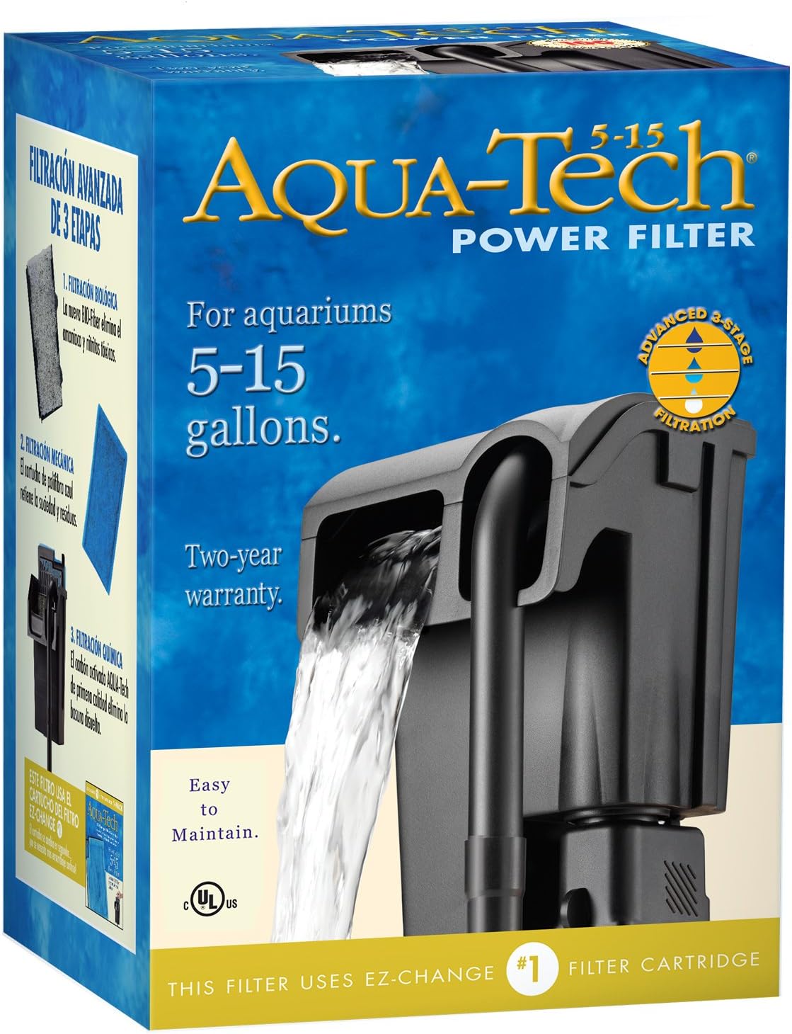 Aquarium Power Filter with Filter Cartridge A584