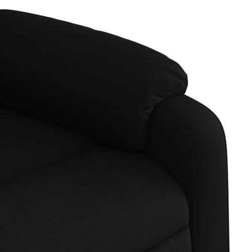 Black Fabric Massage Recliner Chair with 6Point Vibration Massage X968702