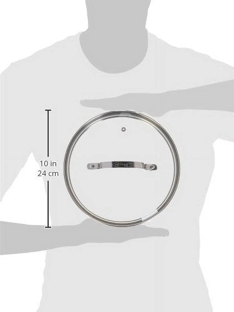 12.5" Square Tempered Glass Frying Pan Lid J211952