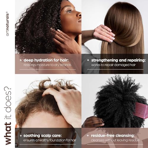 Argan Oil Shampoo and Conditioner Set Sulfate-Free Formula with Moroccan Oil and Keratin 16 Fl Oz 2 PK D4199