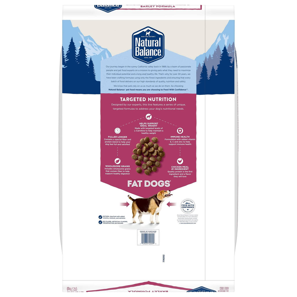 28 lb Chicken Meal Salmon Meal Barley Formula Dog Food Z6641