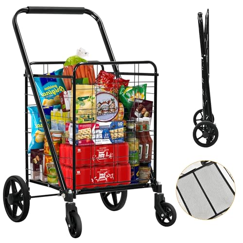 Folding Shopping Cart with Wheels X662