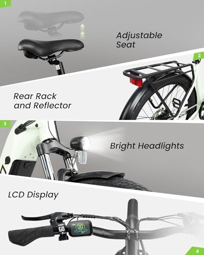 27.5” Electric Bike 750W Peak Motor 48V Removable Battery U365