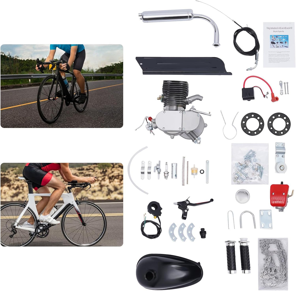 100cc 2-Stroke Gasoline Engine Kit for Bicycles Q4947