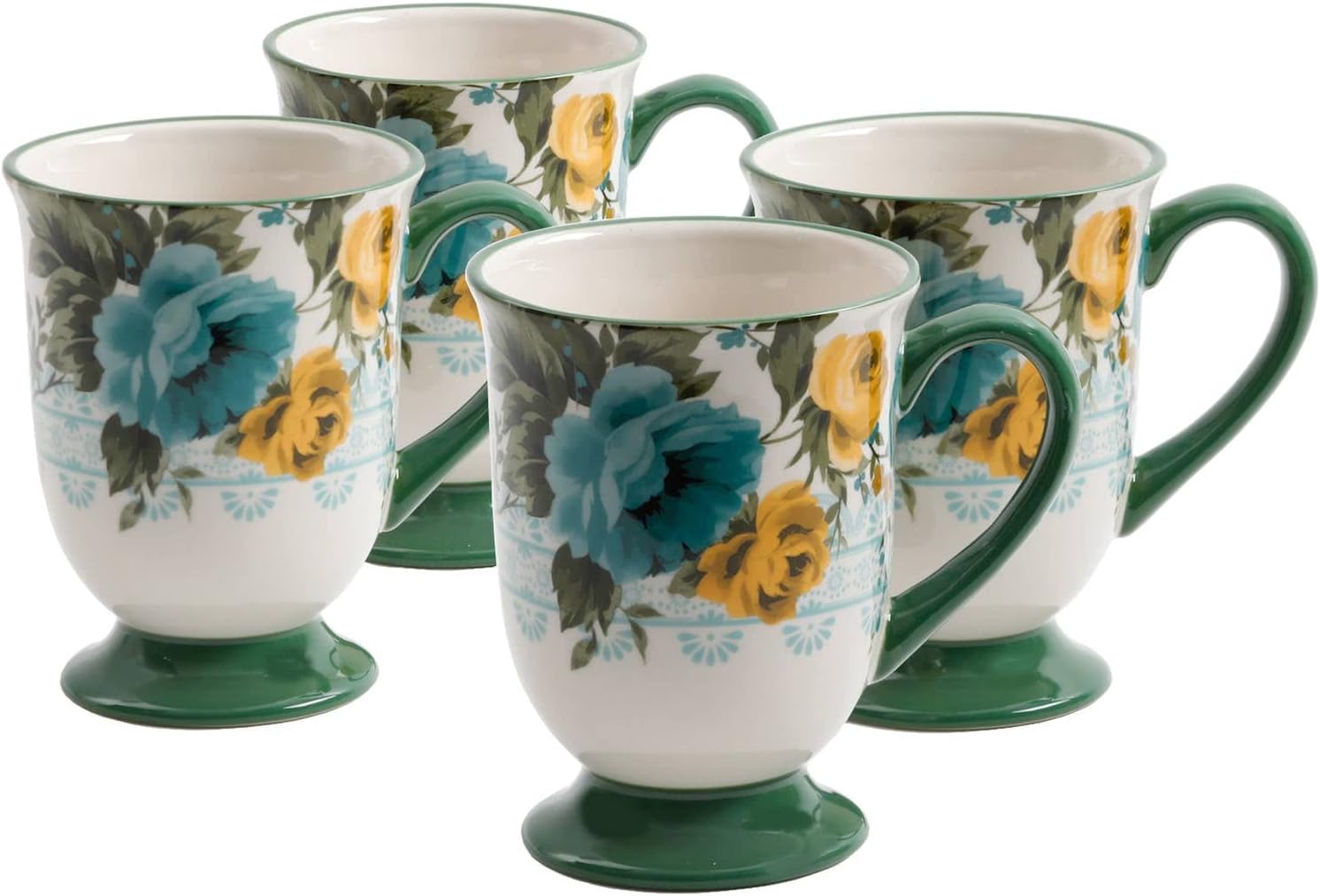 18-Ounce Latte Mug Set, Set of 4 Q2357